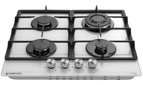 Купить Газовая варочная поверхность Meferi MGH604WH GLASS POWER  9168784. Характеристики, отзывы и цены в Донецке