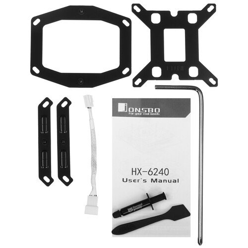 Купить Кулер для процессора JONSBO HX6240 White  белый  5489973. Характеристики, отзывы и цены в Донецке