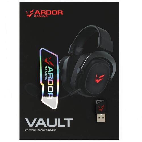 Купить Беспроводные/проводные наушники ARDOR GAMING Vault черный 2023  5406652. Характеристики, отзывы и цены в Донецке