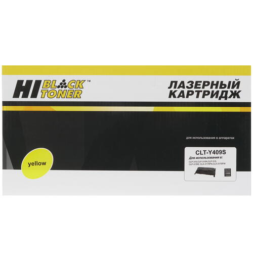 Купить Картридж лазерный Hi-Black CLT-Y409S желтый, с чипом  7977674. Характеристики, отзывы и цены в Донецке