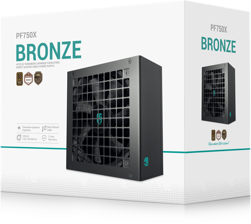 Купить Блок питания Deepcool GAMERSTORM PF750X  черный  9409247. Характеристики, отзывы и цены в Донецке