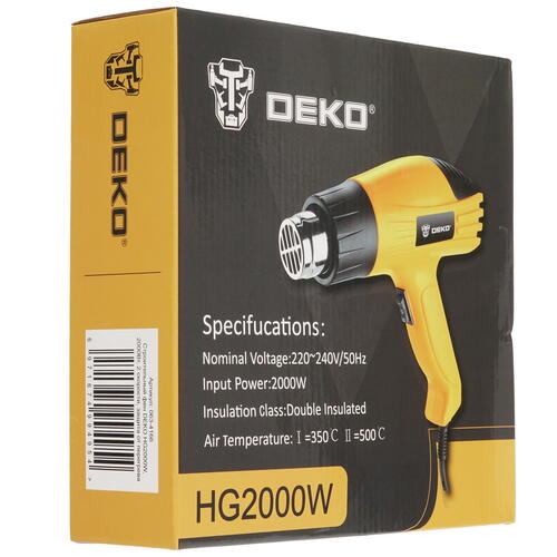 Купить Строительный фен DEKO HG2000W  5304391. Характеристики, отзывы и цены в Донецке