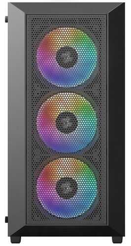 Купить Корпус XASTRA A406 4ARGB [A406-4FC12A] черный  5621559. Характеристики, отзывы и цены в Донецке