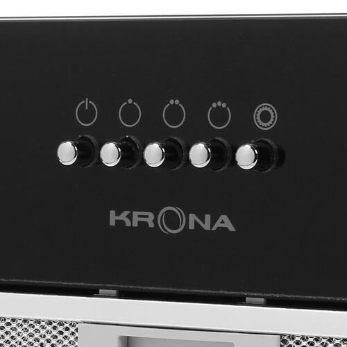 Купить Вытяжка полновстраиваемая KRONA ELISA 600 GLASS PB черный  5370029. Характеристики, отзывы и цены в Донецке