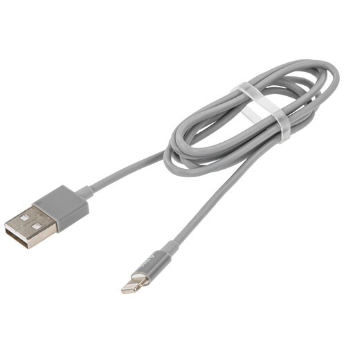 Купить Кабель круглый TTEC Lightning 8-pin - USB 2.0 Type-A серый 1 м  9140766. Характеристики, отзывы и цены в Донецке