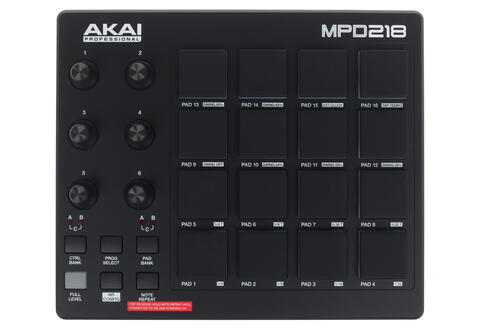 Купить MIDI-Контроллер AKAI PRO MPD218  1140549. Характеристики, отзывы и цены в Донецке