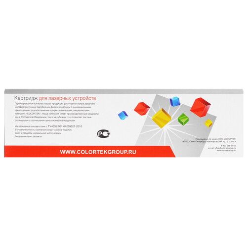 Купить Картридж лазерный Colortek CF403A/C-045 M пурпурный  5367115. Характеристики, отзывы и цены в Донецке