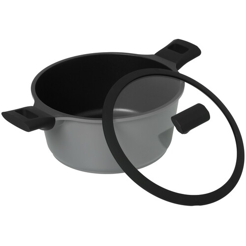 Купить Кастрюля Regent inox MODERNO 93-AL-MD-4-24 4.2 л 24 см серый  5435475. Характеристики, отзывы и цены в Донецке