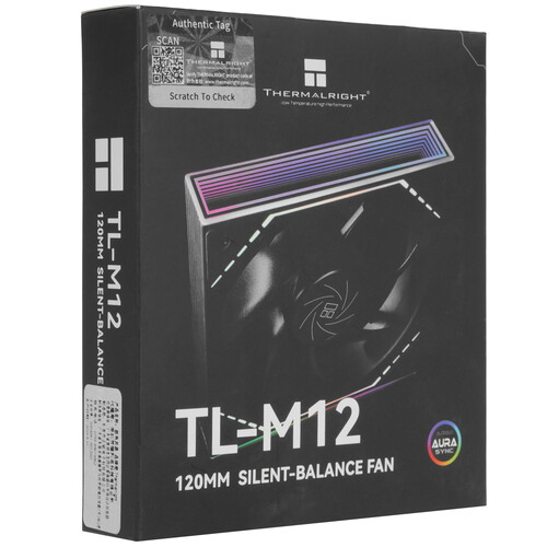 Купить Вентилятор Thermalright TL-M12  черный  5615578. Характеристики, отзывы и цены в Донецке