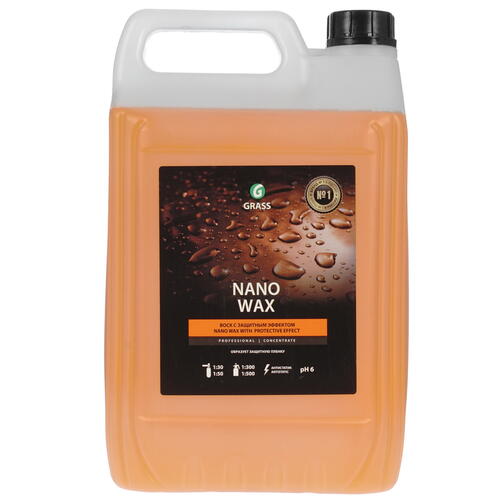 Купить Нановоск с защитным эффектом GRASS Nano Wax [5000 мл, 1 шт]  5051346. Характеристики, отзывы и цены в Донецке