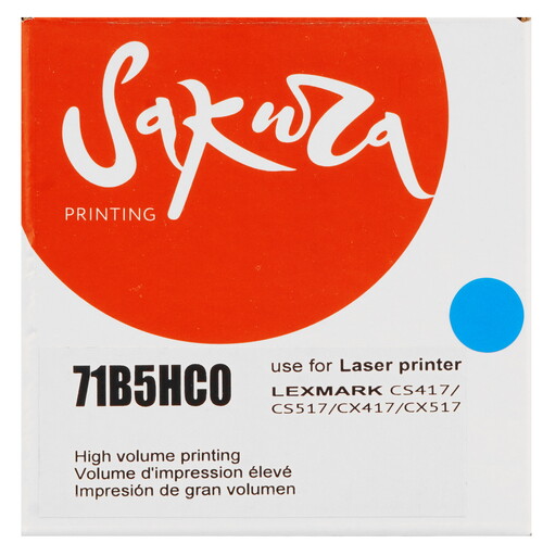 Купить Картридж лазерный SAKURA 71B5HC0 голубой  5363508. Характеристики, отзывы и цены в Донецке