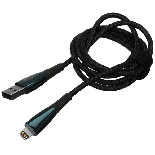 Купить Кабель круглый BY Lightning 8-pin - USB 2.0 Type-A зеленый 1 м  5482270. Характеристики, отзывы и цены в Донецке
