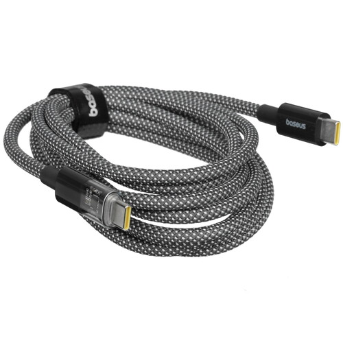 Купить Кабель круглый Baseus USB Type-C - USB Type-C черный 2 м  5627751. Характеристики, отзывы и цены в Донецке
