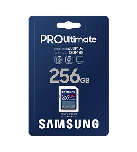 Купить Карта памяти Samsung PRO Ultimate SDXC 256 ГБ  5471078. Характеристики, отзывы и цены в Донецке
