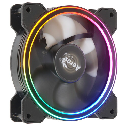 Купить Вентилятор Aerocool Saturn 12 FRGB Molex+3P  черный  1626147. Характеристики, отзывы и цены в Донецке