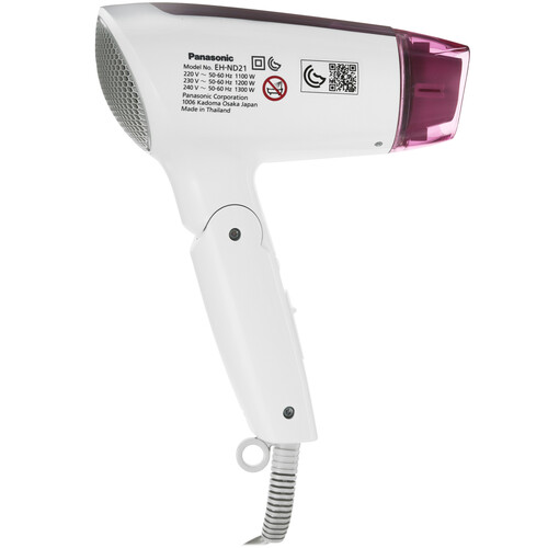 Купить Фен Panasonic EH-ND21-P685 белый/розовый  5463159. Характеристики, отзывы и цены в Донецке