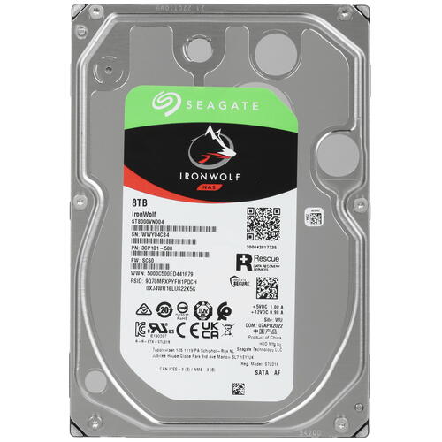 Купить 8 ТБ Жесткий диск Seagate IronWolf [ST8000VN004]  5045775. Характеристики, отзывы и цены в Донецке