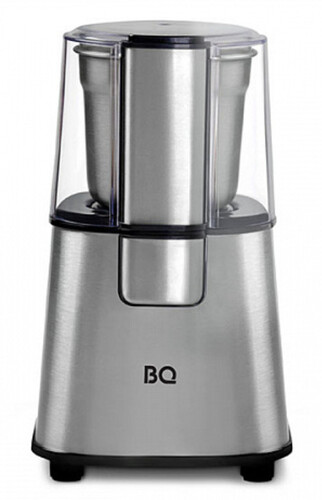 Купить Кофемолка электрическая BQ CG1004 Steel-Black серебристый  9056314. Характеристики, отзывы и цены в Донецке
