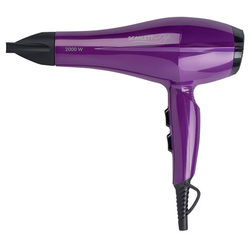 Купить Фен Scarlett SC-HD70I69 фиолетовый/черный  9185807. Характеристики, отзывы и цены в Донецке