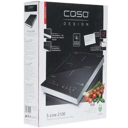 Купить Плита компактная электрическая CASO Slim Line 2100 черный  8117092. Характеристики, отзывы и цены в Донецке