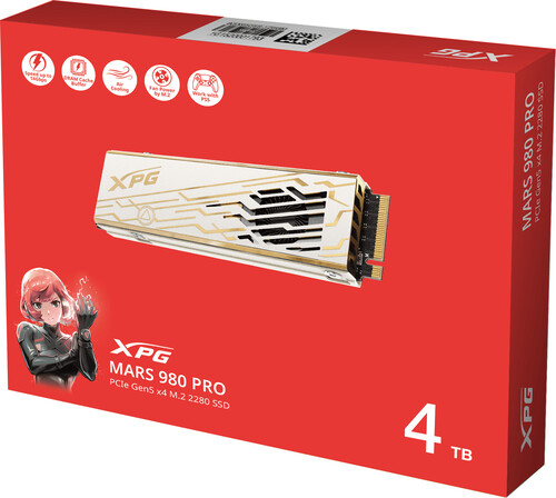 Купить 4000 ГБ M.2 NVMe накопитель ADATA XPG MARS 980 PRO  5631363. Характеристики, отзывы и цены в Донецке