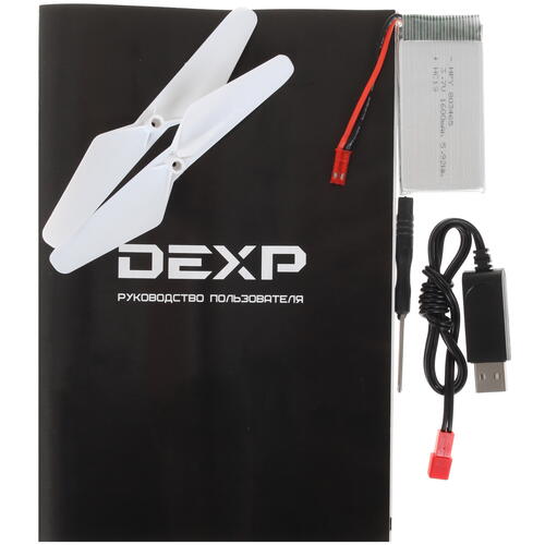 Купить Квадрокоптер DEXP Milvus 1 белый  4759638. Характеристики, отзывы и цены в Донецке