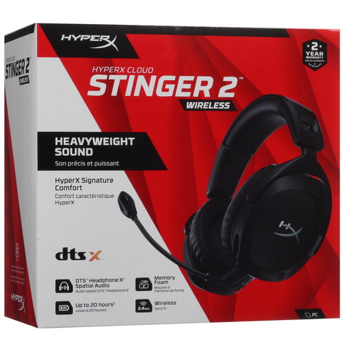 Купить Беспроводные наушники HyperX Cloud Stinger 2 Wireless черный 2022  5095443. Характеристики, отзывы и цены в Донецке