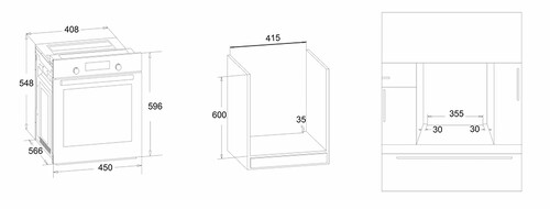 Купить Электрический духовой шкаф Simfer B4EM56016 серебристый  8186940. Характеристики, отзывы и цены в Донецке