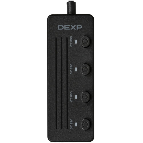 Купить USB-разветвитель DEXP EU-341U  9265518. Характеристики, отзывы и цены в Донецке