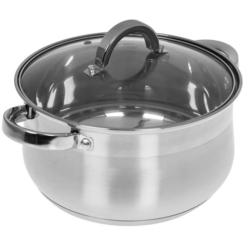 Купить Кастрюля Appetite Elisa JL03453 4.5 л 22 см серебристый  9294700. Характеристики, отзывы и цены в Донецке