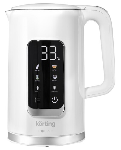 Купить Электрочайник Korting KWK 0905 Polar белый  9231947. Характеристики, отзывы и цены в Донецке