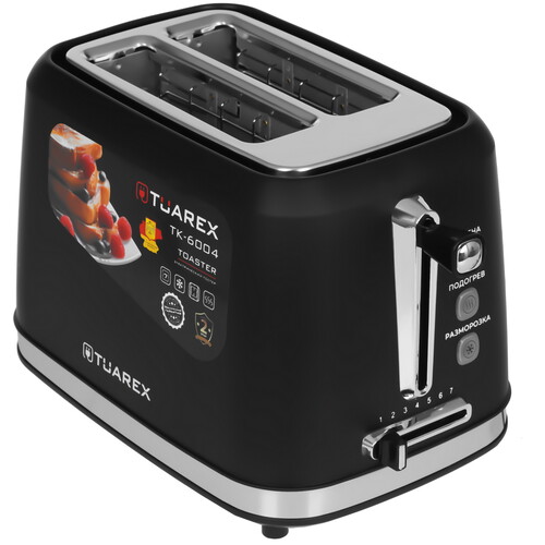 Купить Тостер Tuarex TK-6004 черный  9190495. Характеристики, отзывы и цены в Донецке
