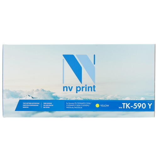 Купить Картридж лазерный NV Print TK-590Y желтый, с чипом  7981530. Характеристики, отзывы и цены в Донецке