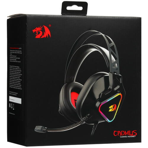 Купить Проводные наушники Redragon Cadmus RGB черный 2024  5463203. Характеристики, отзывы и цены в Донецке