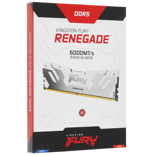 Купить Оперативная память Kingston Fury Renegade White  5406026. Характеристики, отзывы и цены в Донецке