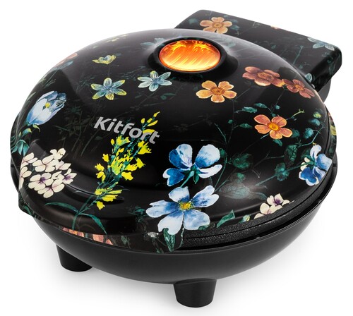 Купить Блинница настольная Kitfort КТ-1683-3 черный  9011862. Характеристики, отзывы и цены в Донецке