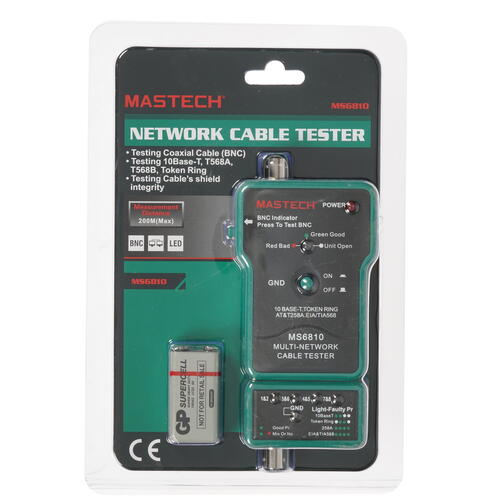 Купить Кабельный тестер Mastech MS6810  4724179. Характеристики, отзывы и цены в Донецке