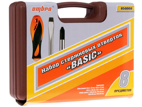 Купить Набор отверток Ombra 950008  1037911. Характеристики, отзывы и цены в Донецке