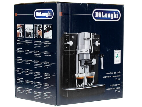 Купить Кофеварка рожковая DeLonghi EC 820.B черный  1004378. Характеристики, отзывы и цены в Донецке