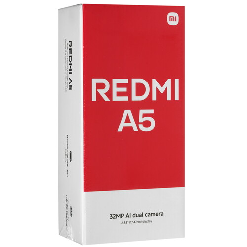 Купить 6.88" Смартфон Xiaomi REDMI A5 128 ГБ зеленый  5620517. Характеристики, отзывы и цены в Донецке
