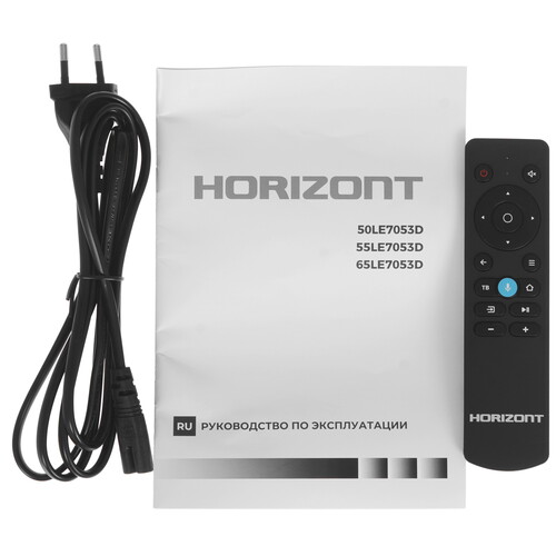 Купить 50" (127 см) Телевизор Horizont 50LE7053D черный  9270365. Характеристики, отзывы и цены в Донецке