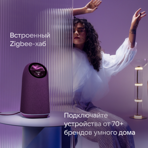Купить Умная колонка VK Капсула Про фиолетовый  5496553. Характеристики, отзывы и цены в Донецке