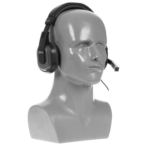 Купить Проводная гарнитура Ritmix RH-534M черный  4868341. Характеристики, отзывы и цены в Донецке