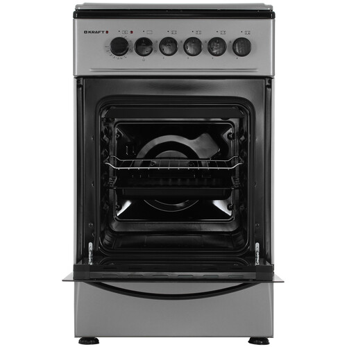 Купить Газовая плита Kraft KF-FSK5302ES серый  9130790. Характеристики, отзывы и цены в Донецке