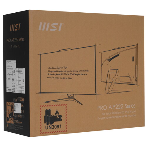 Купить 21.5" Моноблок MSI PRO AP222T 14M-457XRU [9S6-AC0141-457]  5638866. Характеристики, отзывы и цены в Донецке