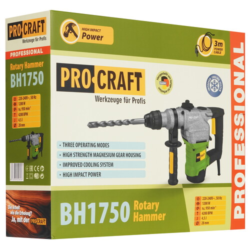 Купить Перфоратор Procraft BH1750  9277909. Характеристики, отзывы и цены в Донецке
