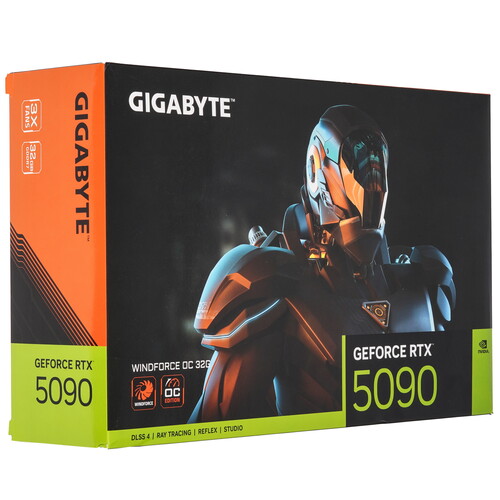 Купить Видеокарта GIGABYTE GeForce RTX 5090 WINDFORCE OC [GV-N5090WF3OC-32GD]  5631452. Характеристики, отзывы и цены в Донецке
