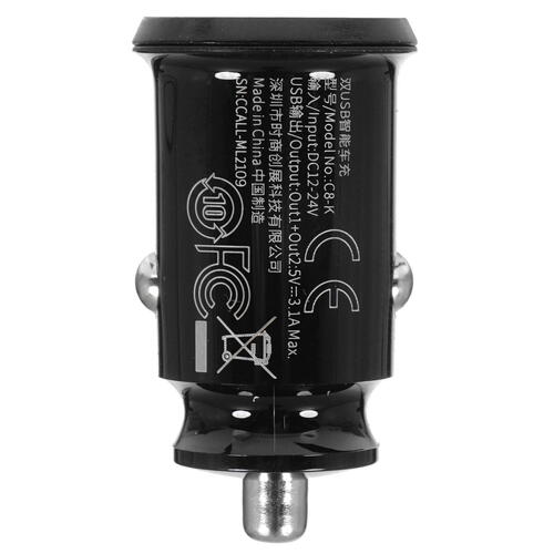 Купить Автомобильное ЗУ Baseus Grain черный  4777101. Характеристики, отзывы и цены в Донецке
