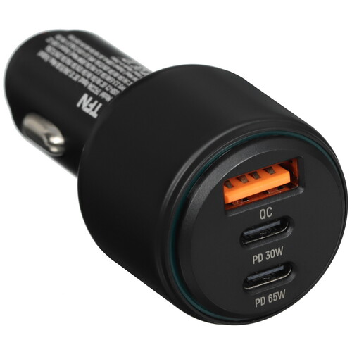 Купить Автомобильное ЗУ TFN C+C+A QC/PD 95W черный  5472996. Характеристики, отзывы и цены в Донецке