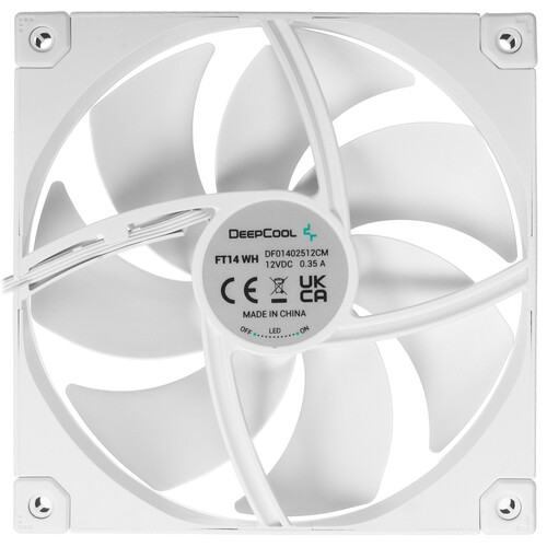 Купить Вентилятор DEEPCOOL FT14  белый  5495531. Характеристики, отзывы и цены в Донецке